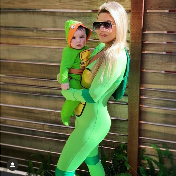 Other - Baby Ninja Turtle Costume 6M 9M Onesie